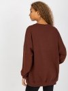 Bluza-FA-BL-8137.76P-ciemny brązowy rozmiar - ONE SIZE