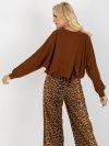 Bluzka-TW-BZ-BE-M327.29-brązowy rozmiar - XL