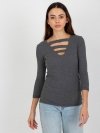 Bluzka-EM-BZ-HS-21-520.49P-ciemny szary rozmiar - S/M