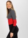 Bluzka-RV-BZ-8465-1.86P-ciemny szary rozmiar - ONE SIZE