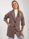 Płaszcz-TW-PL-BI-2021799.51-brązowy rozmiar - XL