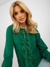 Bluzka-LK-BZ-506673.36-ciemny zielony rozmiar - 36