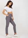 Spodnie-LK-SP-506616-2.26X-ciemny fioletowy rozmiar - 42