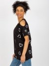 Bluzka-FA-BZ-8452.77-czarny rozmiar - ONE SIZE