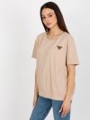 Bluzka-RV-BZ-8826.22-beżowy rozmiar - L/XL