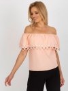 Bluzka-LK-BZ-506350.28P-brzoskwiniowy rozmiar - 36