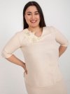 Bluzka-LK-BZ-506692.32-brzoskwiniowy rozmiar - 44