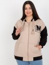 Bluza-RV-BL-8272.85-beżowy rozmiar - ONE SIZE