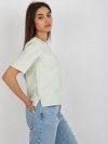 Bluzka-LK-BZ-505865.43P-pistacjowy rozmiar - 42