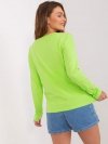 Bluzka-RV-BZ-5121.74P-limonkowy rozmiar - L