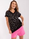 Bluzka-RV-BZ-8948.75P-czarny rozmiar - S/M
