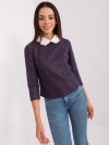 Bluzka-LK-BZ-506477.70P-granatowy rozmiar - 40