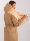 Szalik-AT-SZ-23185.62P-beżowy rozmiar - ONE SIZE