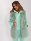 Kamizelka-AT-KZ-2368.00P-pistacjowy rozmiar - S/M
