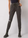 Spodnie dresowe-RV-DR-7076.21-ciemny khaki rozmiar - XL