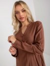 Bluzka-D73761M11081A-brązowy rozmiar - S