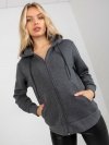 Bluza-CT-BL-F-621087.65P-ciemny szary rozmiar - S/M