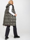Kamizelka-D50048X80105A3-khaki rozmiar - M