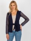 Marynarka-LK-MA-506736.15-granatowy rozmiar - 38