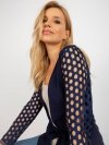 Marynarka-LK-MA-506736.15-granatowy rozmiar - 42