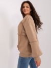 Bluza-EM-BL-763.00P-ciemny bezowy rozmiar - ONE SIZE