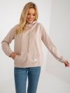 Bluza-RV-BL-8655.00P-beżowy rozmiar - L/XL