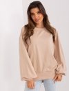 Bluza-EM-BL-716.14-beżowy rozmiar - ONE SIZE