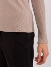 Bluzka-RV-BZ-9210.73-ciemny bezowy rozmiar - S/M