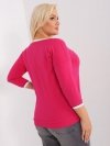Bluzka-RV-BZ-8986.89P-fuksjowy rozmiar - ONE SIZE