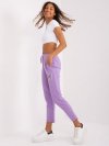 Spodnie dresowe-RV-DR-8835.10-fioletowy rozmiar - L/XL