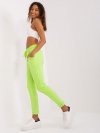 Spodnie dresowe-RV-DR-7517.22-limonkowy rozmiar - S