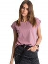 T-shirt-RV-TS-4833.85P-ciemny różowy rozmiar - S