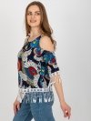 Bluzka-AT-BZ-2601.67-granatowy rozmiar - ONE SIZE