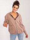 Bluza-RV-BL-9136.06-ciemny bezowy rozmiar - S/M