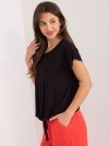 Bluzka-D12100R02646A-czarny rozmiar - S