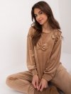 Komplet-DHJ-KMPL-8850.68-ciemny bezowy rozmiar - ONE SIZE