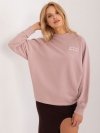Bluza-D10088BC02656A-ciemny różowy rozmiar - L