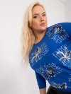 Bluzka-RV-BZ-9182.14-kobaltowy rozmiar - ONE SIZE