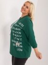 Bluzka-RV-BZ-9450.36-ciemny zielony rozmiar - ONE SIZE