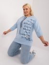 Bluzka-RV-BZ-9450.36-jasny niebieski rozmiar - ONE SIZE
