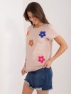 Bluzka-RV-BZ-9622.16X-ciemny bezowy rozmiar - S/M