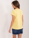 T-shirt-RV-TS-9648.98-żółty rozmiar - S/M