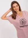 Bluzka-FA-BZ-9343.38-ciemny różowy rozmiar - ONE SIZE