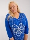 Bluzka-RV-BZ-9442.27-kobaltowy rozmiar - ONE SIZE