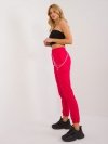 Spodnie dresowe-RV-DR-9604.27-czerwony rozmiar - L/XL