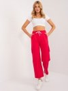 Spodnie dresowe-RV-DR-9676.89-czerwony rozmiar - S/M