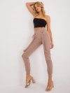 Spodnie dresowe-RV-DR-9629.82-ciemny bezowy rozmiar - S/M