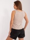 Top-DHJ-TP-8962.20-ciemny bezowy rozmiar - ONE SIZE