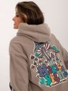 Bluza-D20005M02679A-ciemny bezowy rozmiar - XS
