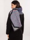 Szalik-AT-SZ-2101.22P-szaro-czarny rozmiar - ONE SIZE